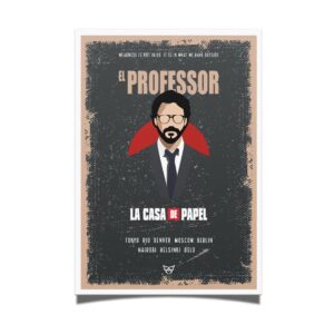 Money Heist Professor Poster